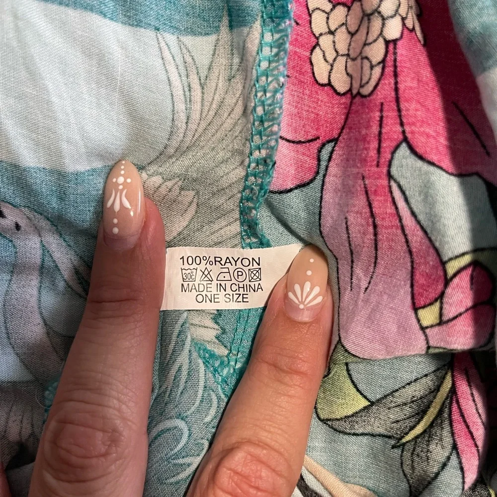 Floral Kimono Robe - Picture 4 of 4